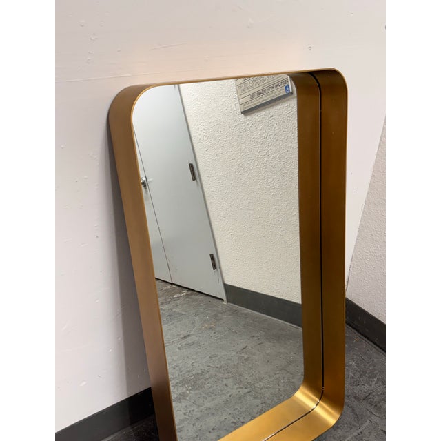 Metal Restoration Hardware Lisette Mirror For Sale - Image 7 of 12