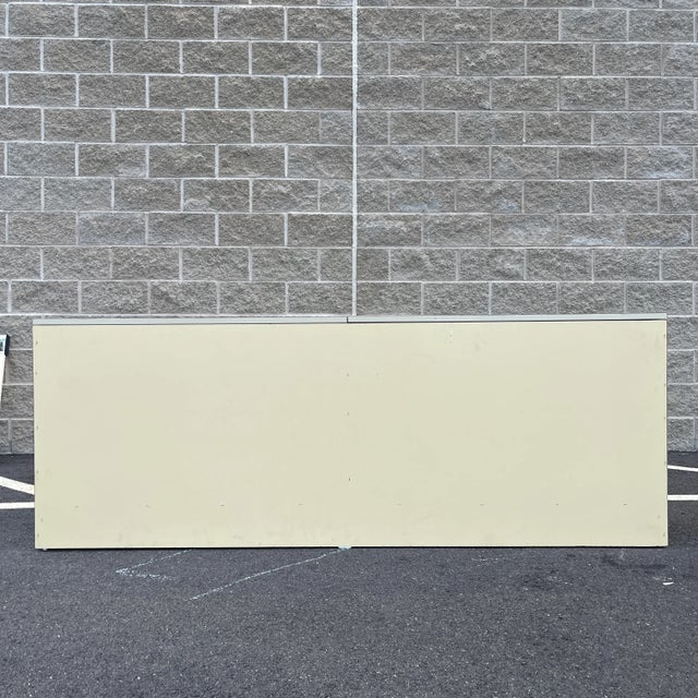 1980s Postmodern Laminate Waterfall King Storage Footboard or Blanket Chest For Sale - Image 9 of 12