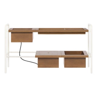 Thomas Side Table with Charging Box by Marqqa, Set of 6 For Sale