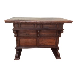 Antique Tuscan Walnut Table For Sale