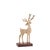 2020s Metal Deer Figurines on Wood Base (Set of 2) For Sale - Image 5 of 5