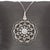 Art Deco Exquisite Platinum Flower Pendant With Authentic Earth Mined Diamonds and Chain For Sale - Image 3 of 6