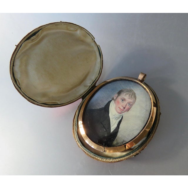 Circa 1800 Miniature Portrait Painting by William M. S. Doyle For Sale - Image 12 of 18
