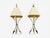 Maison Jansen Style, Arrow Motif Table Lamps, Bronze, France, 1970s For Sale - Image 4 of 11