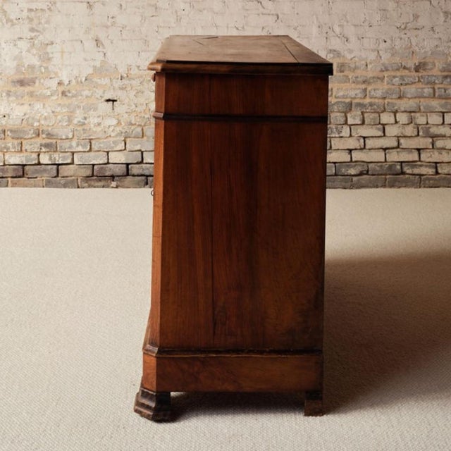 19th Century 19th Century French Louis Philippe Walnut Server For Sale - Image 5 of 11