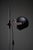 1960s Minimalist Black Sphere Adjustable Floor Lamp with Chrome Stem, 1960s For Sale - Image 5 of 10