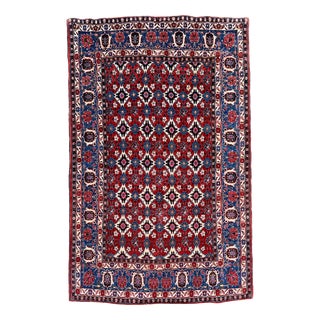 Antique Veramin Rug in Wool, 1920s For Sale