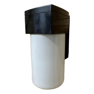 Czech Bakelite and Opaline Bathroom Wall Light, 1970s For Sale