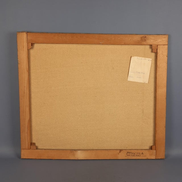 Silvano Briccola, Untitled, 1950s, Oil on Canvas For Sale - Image 10 of 16