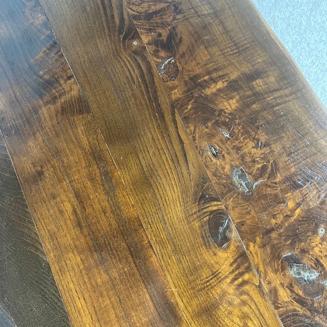 Rustic Wabi-Sabi Coffee Table in Wood, 1970s For Sale - Image 13 of 18