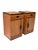 Vintage Art Deco Nightstands in Oak and Ebony by FA. S. Speelman, 1920s, Set of 2 For Sale - Image 6 of 12