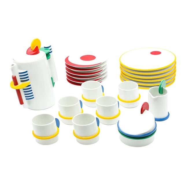 Tea Set by Marcello Morandini for Rosenthal, Germany, 1987, Set of 6 For Sale