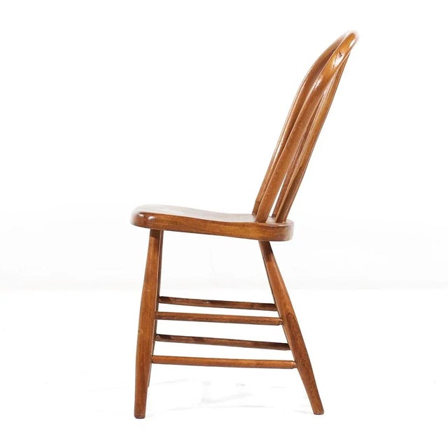 Pine Spindle Side Dining Chairs - Pair For Sale In Chicago - Image 6 of 10