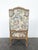 2000 - 2009 Louis XV Style Longue Chair in Wood with Floral Fabric For Sale - Image 5 of 6