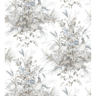 Sample - The House of Scalamandre Edwin'S Covey Wallcovering, Grisaille For Sale
