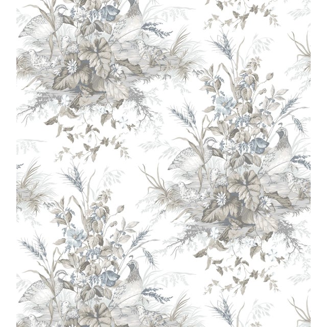 Sample - The House of Scalamandre Edwin'S Covey Wallcovering, Grisaille For Sale