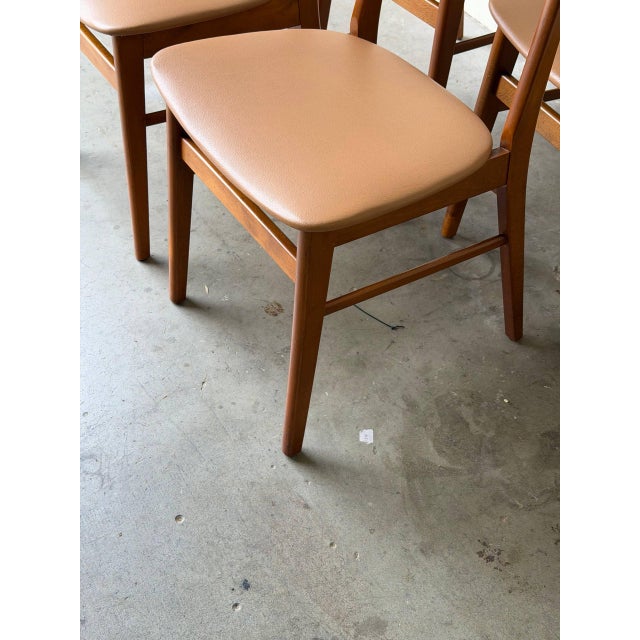 Danish Teak Dining Chairs Set of 4 – Vintage Mid Century Modern Chairs 1960s For Sale - Image 9 of 9