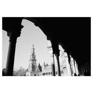 Paul Cooklin, Plaza De Espana Spainish Square, Silver Gelatin Photograph, Limited Edition of 10 For Sale
