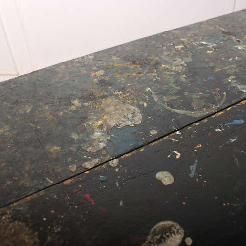 English Mahogany Drapers Table For Sale - Image 10 of 12