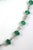 Contemporary Diamond & Emerald Bead Necklace For Sale - Image 3 of 8