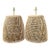 Vintage Woven Rattan Lamps - A Pair For Sale