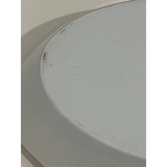 White Two Nesting Pillivuyt France Porcelain Bird Gratin Dishes Gold Trim Vintage For Sale - Image 8 of 9