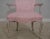 Textile Pair French Style Shabby Chic Upholstered Open Armchairs For Sale - Image 7 of 12