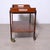 Wood Vintage Bar Cart with Wheels and Removable Wooden Tray, 1960s For Sale - Image 7 of 18