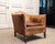 French Sheep Leather and Velvet Lounge Chair in the style of Louis Chambry, 1920s For Sale - Image 6 of 12