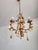 1970s Vintage Venetian Three-Light Chandelier with Murano Glass Drops, 1960s For Sale - Image 5 of 18