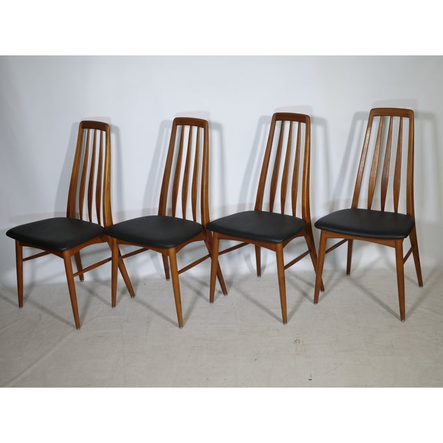 Mid-Century Modern Mid-Century Modern Teak Dining Chairs by Niels Koefoed for Hornslet, 1960s, Set of 4 For Sale - Image 3 of 14