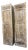 Antique Hand-Carved Wooden Door Panel | Distressed Whitewash Floral Barn Door, Vintage Door 96x27 For Sale