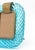 Mid 20th Century Barovier & Toso Murano Blue Glass Picture Frame For Sale - Image 5 of 7