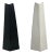 Postmodern Slanted Black and White Vase Pair by Studio Nova For Sale