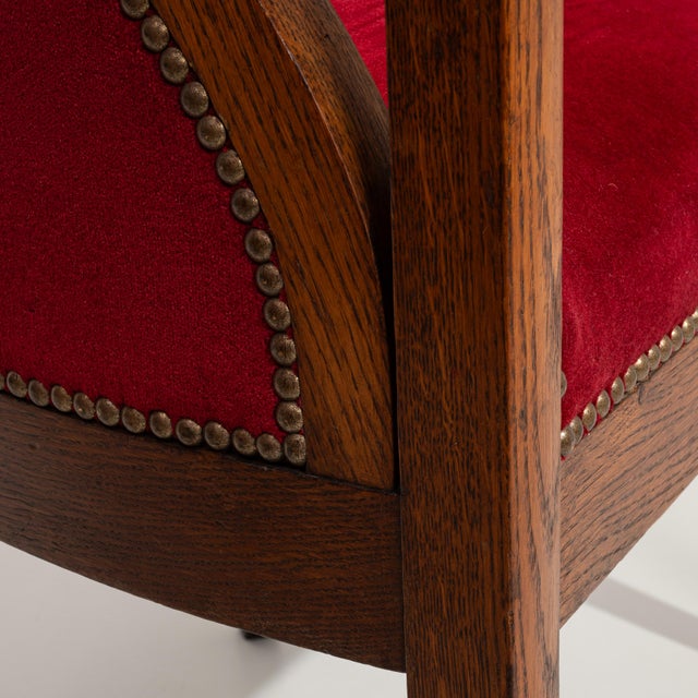 Neoclassical Late 19th Century Pair Of Upholstered Clubchairs For Sale - Image 3 of 14