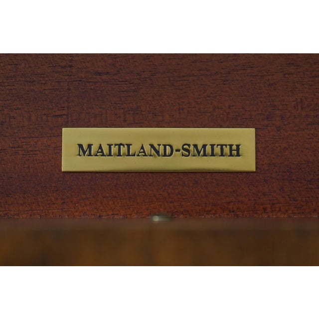 Maitland Smith Inlaid Mahogany Sheraton Sideboard For Sale - Image 18 of 18