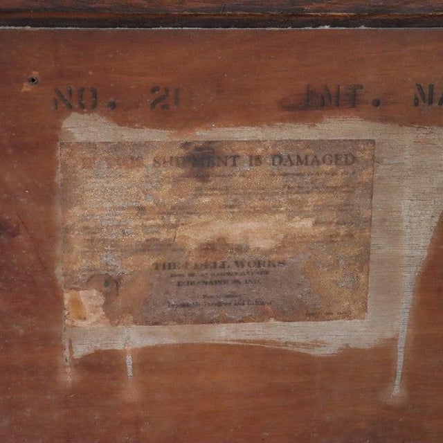 Brown Antique Arts & Crafts Mahogany 3-Stack Barrister Bookcase Circa 1920 For Sale - Image 8 of 12