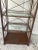 Vintage Iron & Glass Étagère Display Shelf For Sale - Image 12 of 12