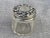 Metal Antique Sterling Top Crystal Jar For Sale - Image 7 of 12