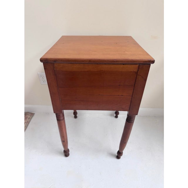 Mid 19th Century Federal Style Pine Stand For Sale - Image 10 of 10