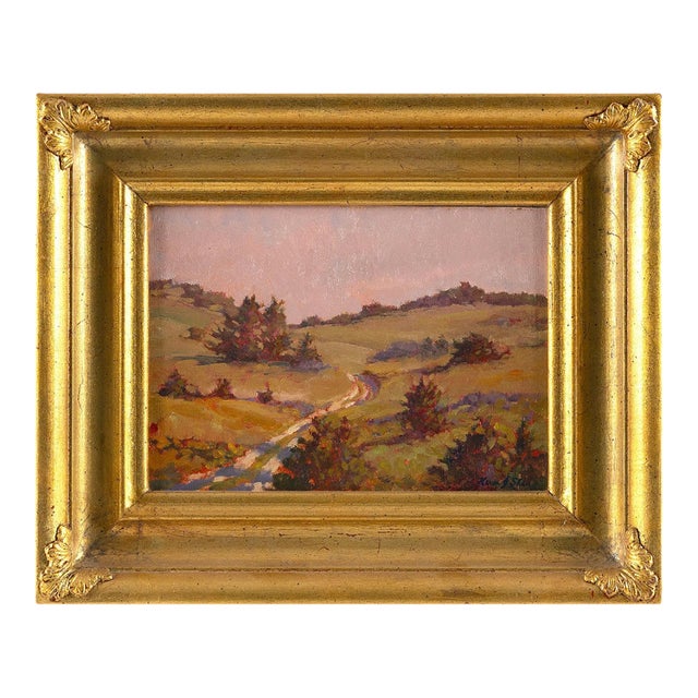 Vintage Signed Oil on Canvas | Nantucket Landscape For Sale