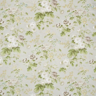 SAMPLE - Schumacher Salisbury Chintz Fabric In Taupe For Sale