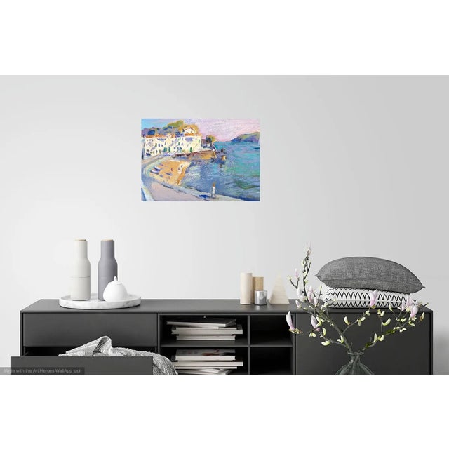Port De Pecheurs, Cadaques Spain - Original Painting on Panel For Sale - Image 4 of 4