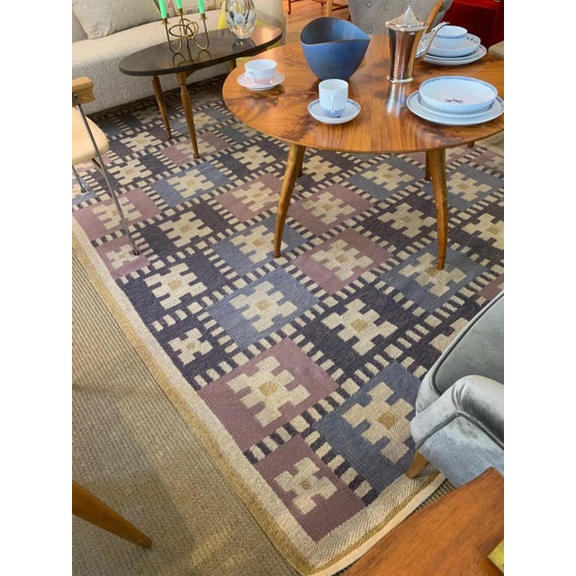 1940s Vintage Vitsippa Carpet by Sigvard Bernadotte For Sale - Image 5 of 6