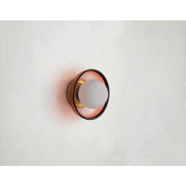 Contemporary Glass Wall Lamp by Naama Hofman For Sale - Image 3 of 5