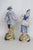 Rococo Porcelain Continental Couple Pair of 2 Figurines 18th Century Style Attire 5069b For Sale - Image 3 of 17