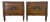 Mid-Century Modern Walnut Night Stands by Hoke Wood Products, Pair For Sale