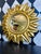 1970s Midcentury Modern Gold Sunburst Wall Mirror, Hollywood Regency-Style , 15" For Sale - Image 14 of 18