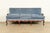 Baker Furniture Style French Provincial Louis XV Carved Walnut Velvet Upholstered Sofa | Circa 1960s For Sale - Image 13 of 13