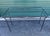 Black Vintage 1950s Wrought Iron & Glass Top Console Table For Sale - Image 8 of 11